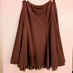 Sunny Taylor Chocolate A-Line Skirt